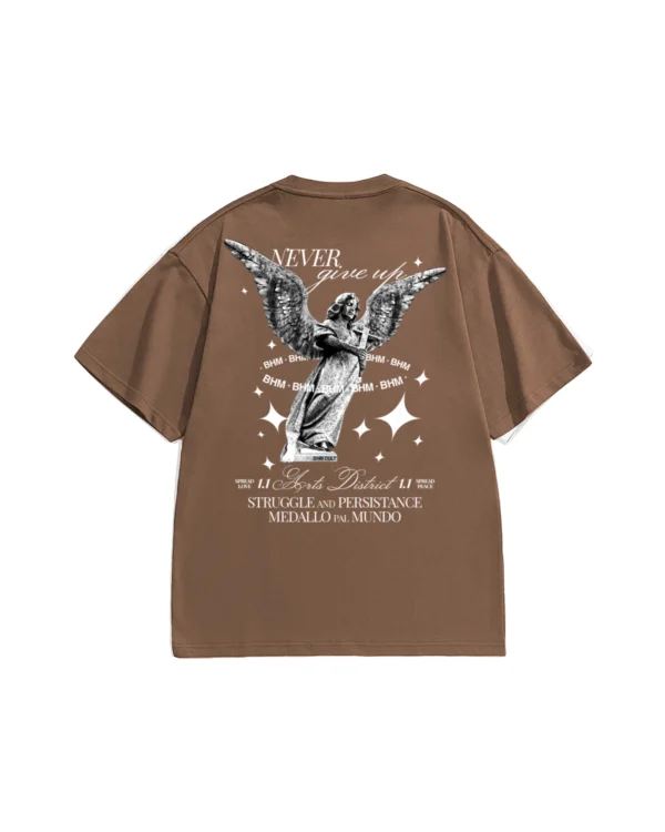 Camiseta Oversize Premium 220 gr Estampado Angel BHM - Image 3
