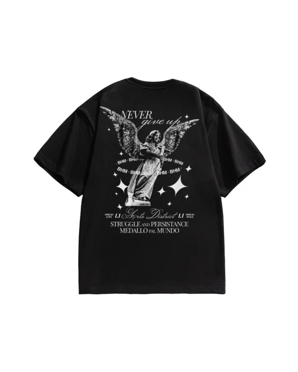 Camiseta Oversize Premium 220 gr Estampado Angel BHM - Image 5