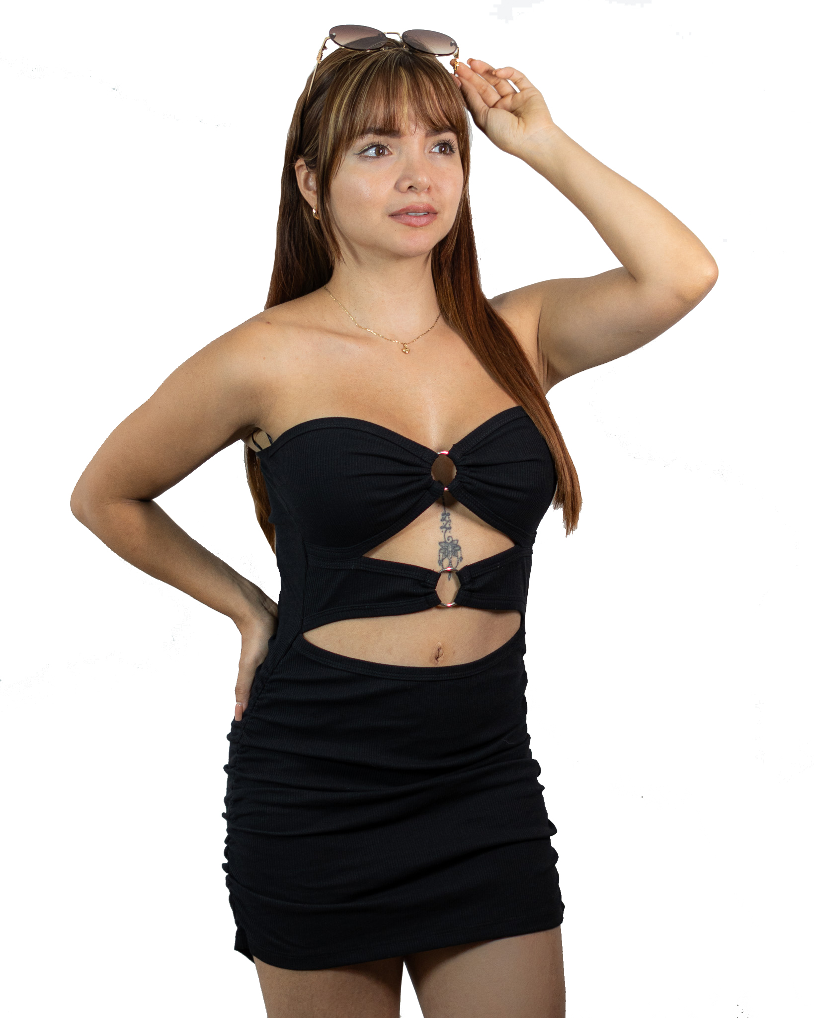 Vestido Straple Negro - Image 3